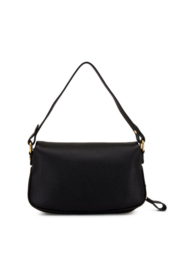 Tom Ford - Jennifer Black Grain Leather Mini Shoulder Bag 