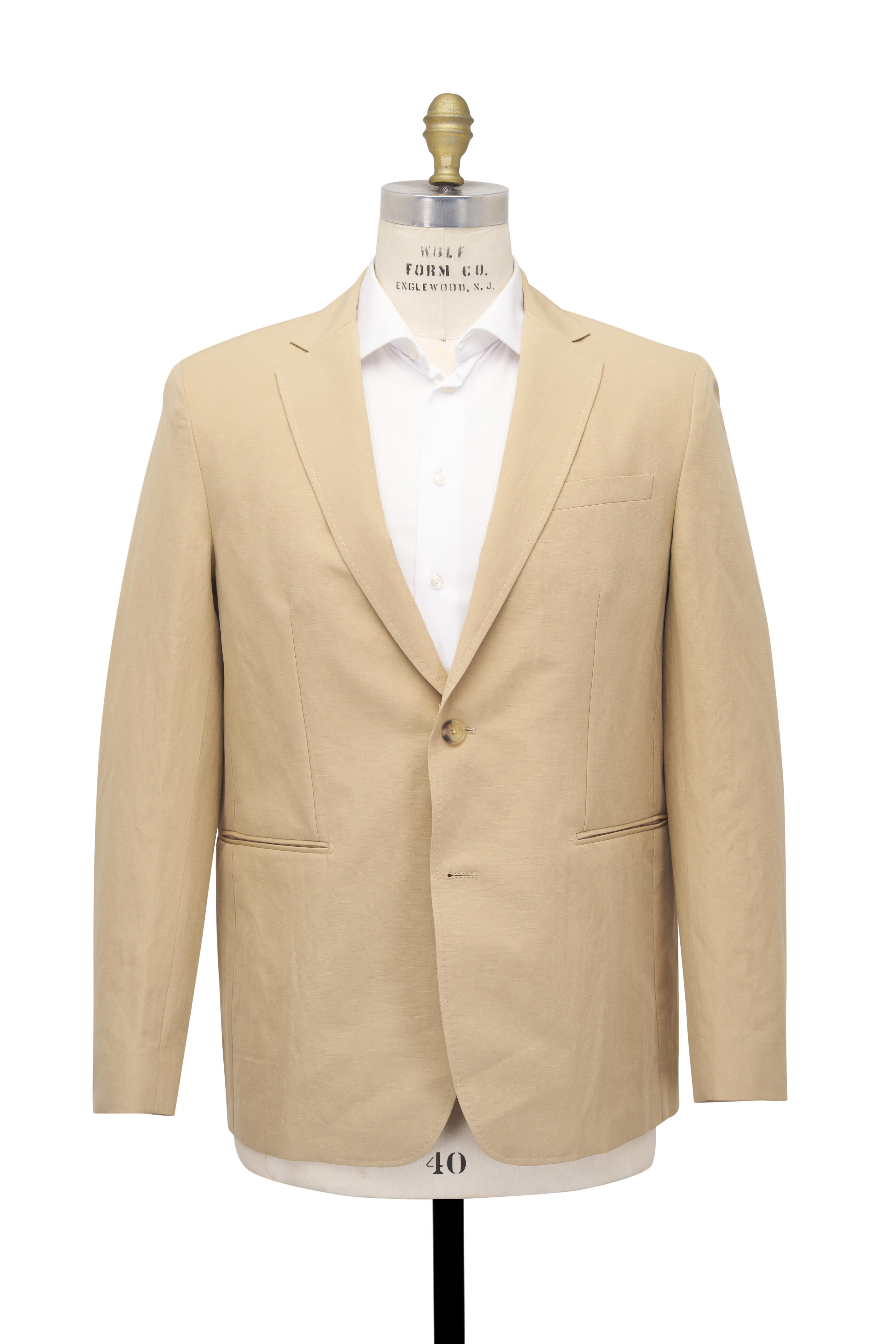 Orlebar Brown - Garret Biscuit Linen & Cotton Sportcoat
