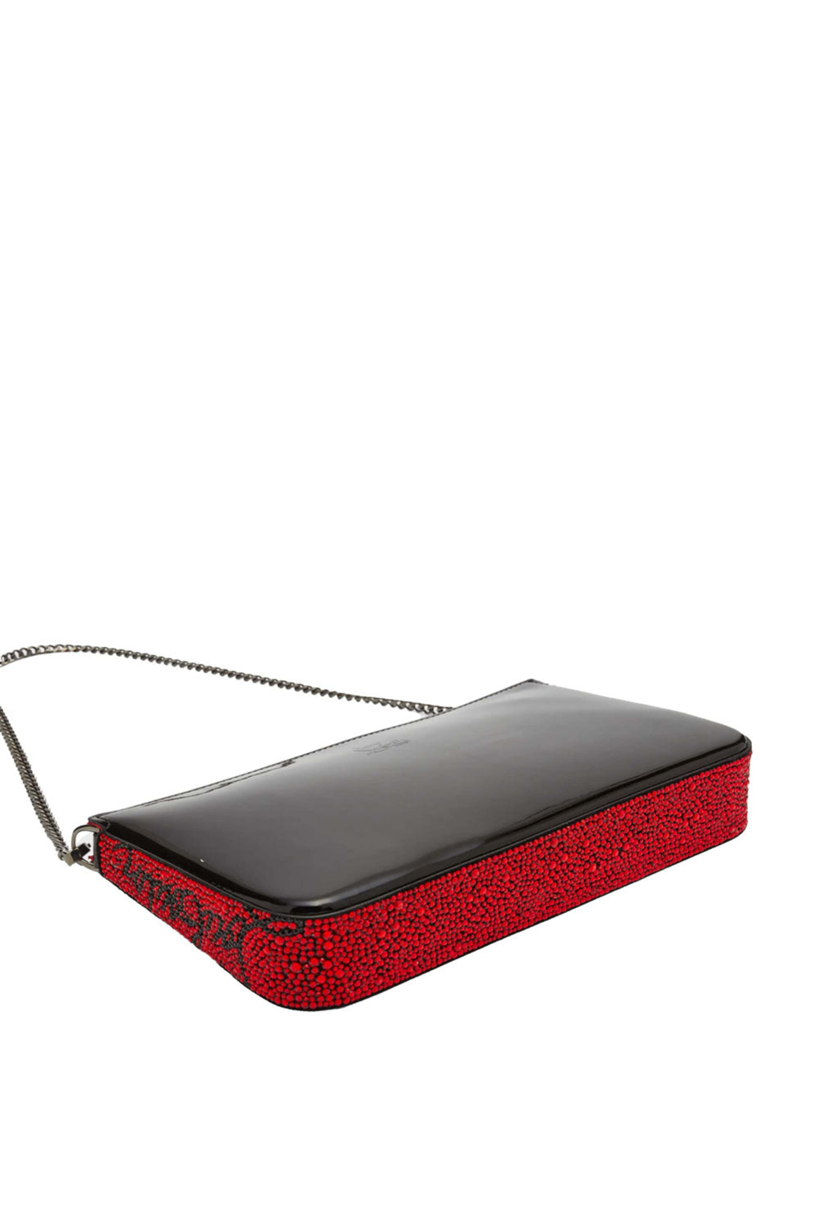 Christian Louboutin - Loubila Pouch Patent Logo in Black