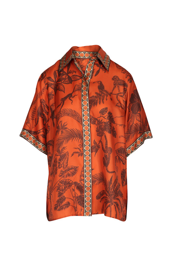 Alémais Monkey Dance Silk Shirt