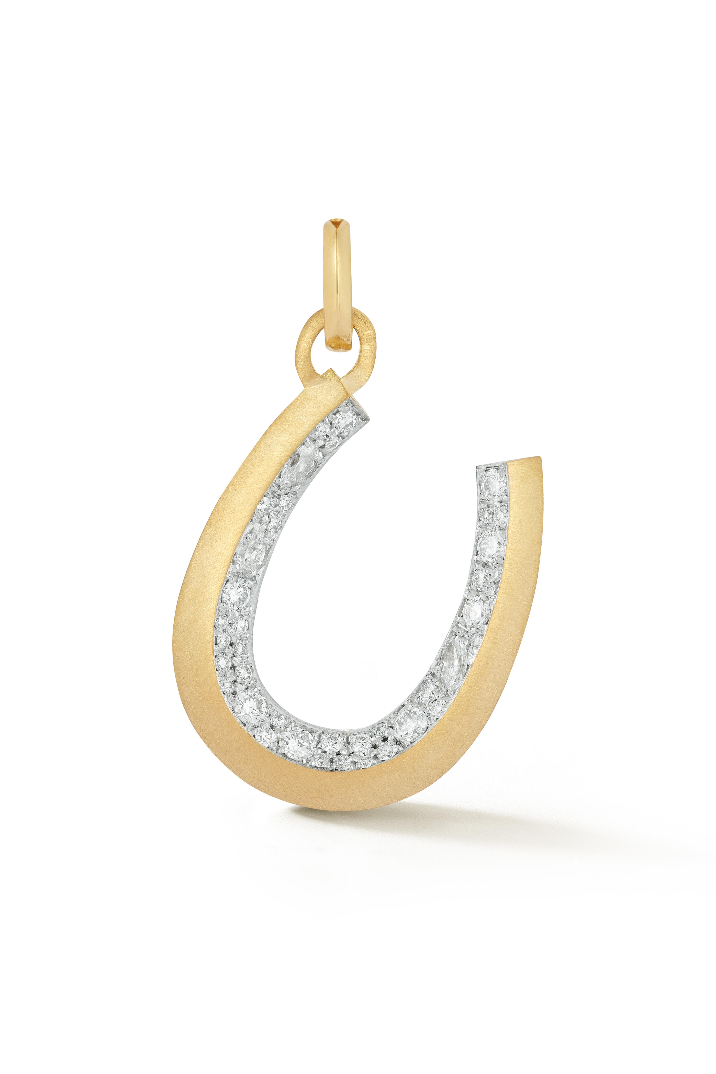 Jade Trau - 18k Yellow Gold Horseshoe Charm