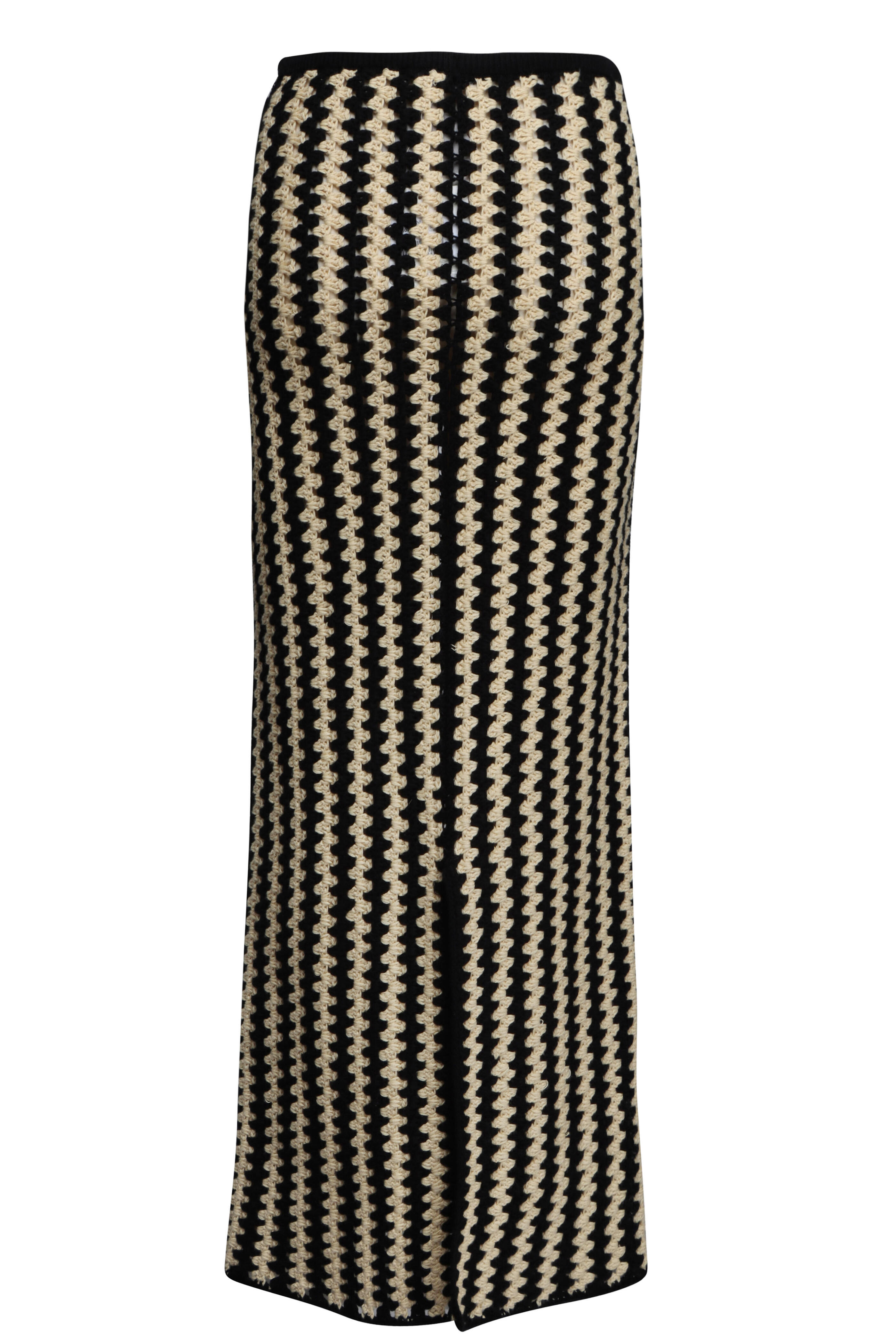 Malene Birger - Raze Black & Off White Crochet Skirt