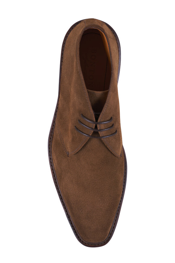 Bontoni - Desert Brown Suede Lug Sole Boot