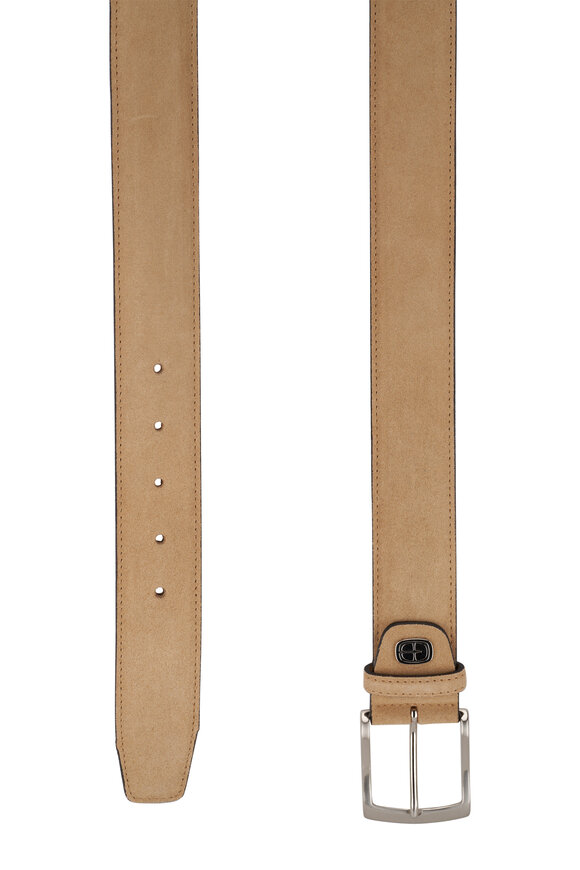 G Brown - Wyatt Sand Suede Belt