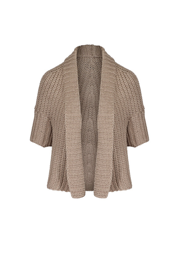 Brochu Walker Mocha Fida Handknit Shrug - view 1