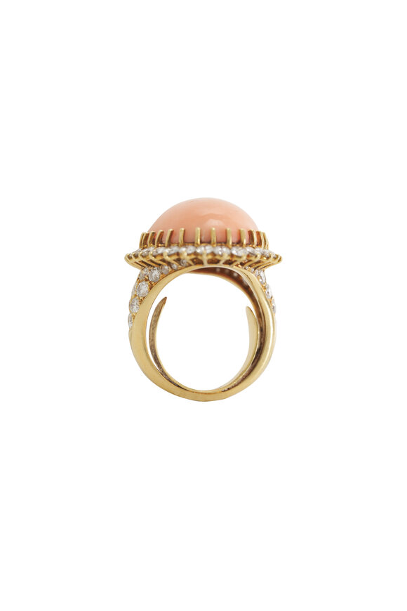 Vintage Collection - Mauboussin Coral Diamond Halo Ring