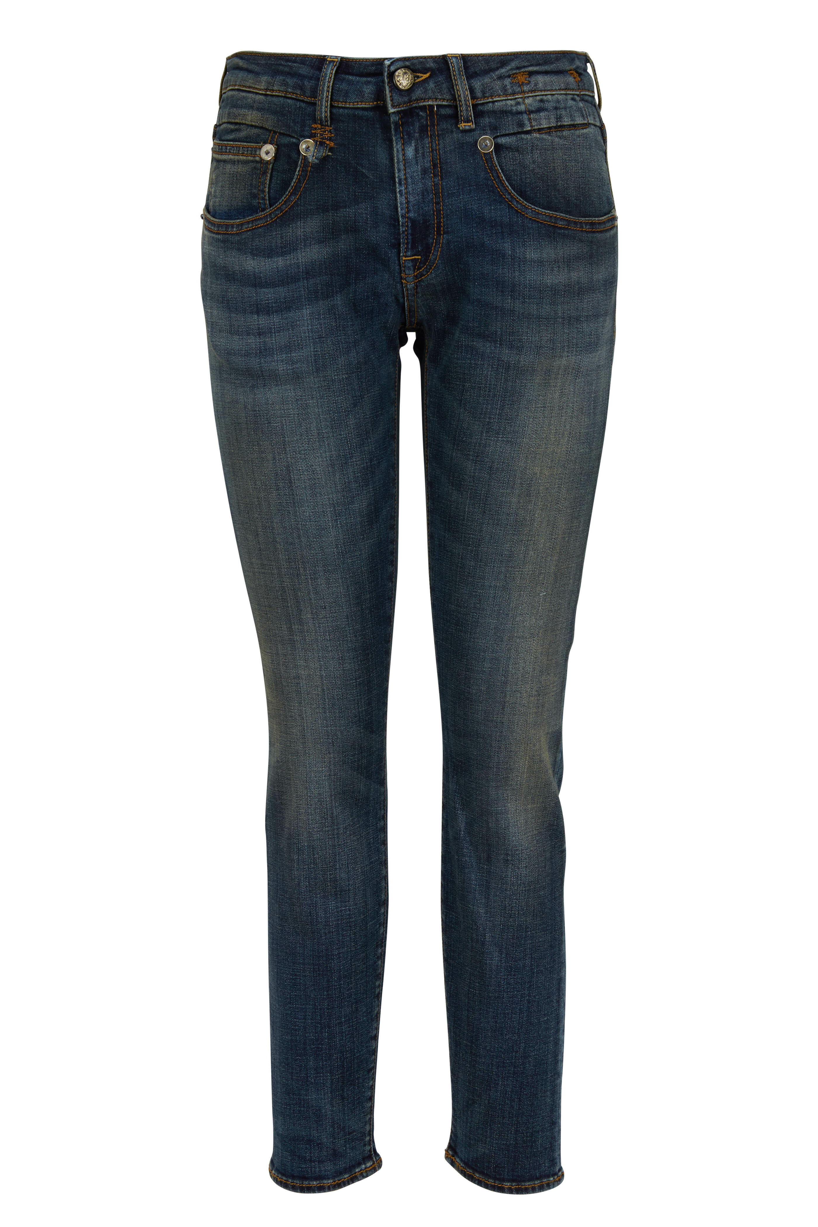 R13 Boy Dark Wash Skinny Jean Mitchell Stores