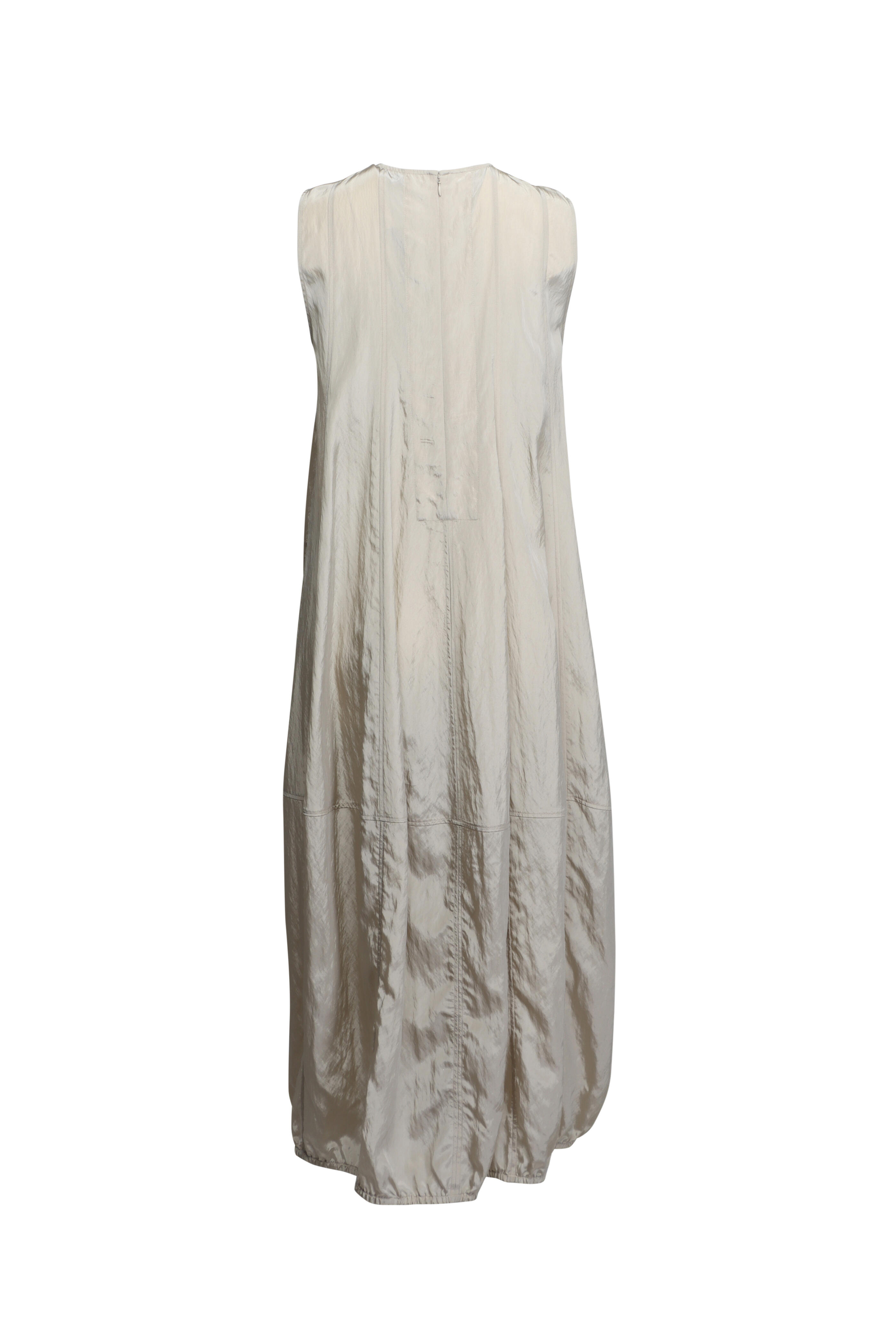 Lee Mathews - Sandy Beige Midi Dress
