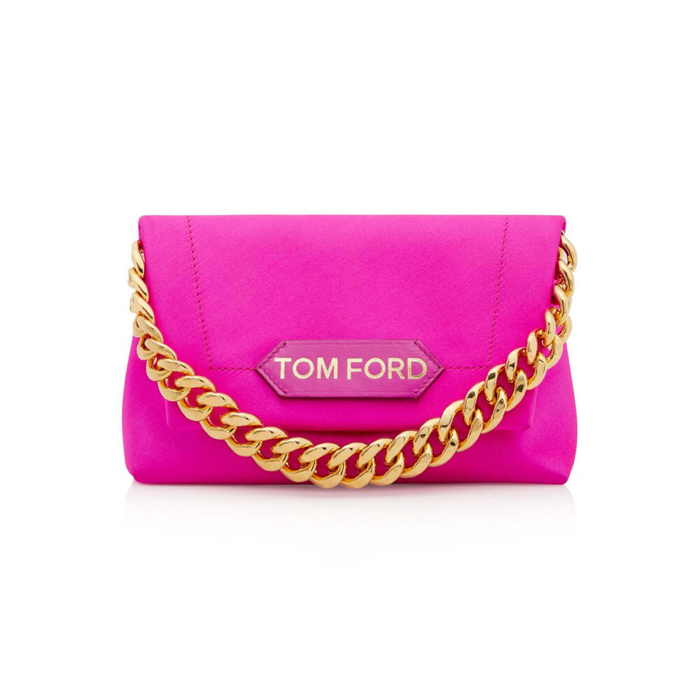 ショルダーバッグ・ポシェット TOM FORD Woman Shoulder bag Pink L1384LLCL104 U6016 Tom Ford - Mini Satin Shoulder Bag in Hot Pink | Mitchell Stores