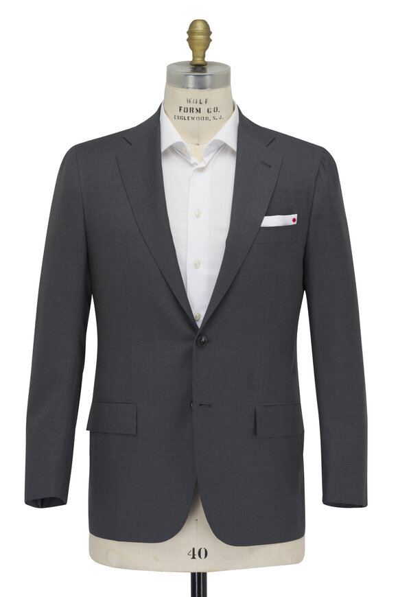 Kiton - Gray Wool Suit 