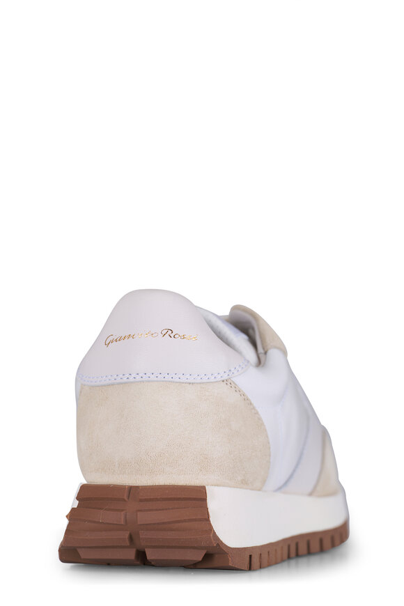 Gianvito Rossi Gravel Sand Suede & Leather Sneakaer - view 4