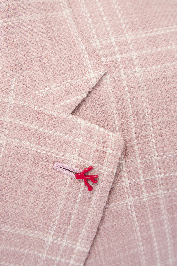 Isaia - Light Pink Check Sportcoat