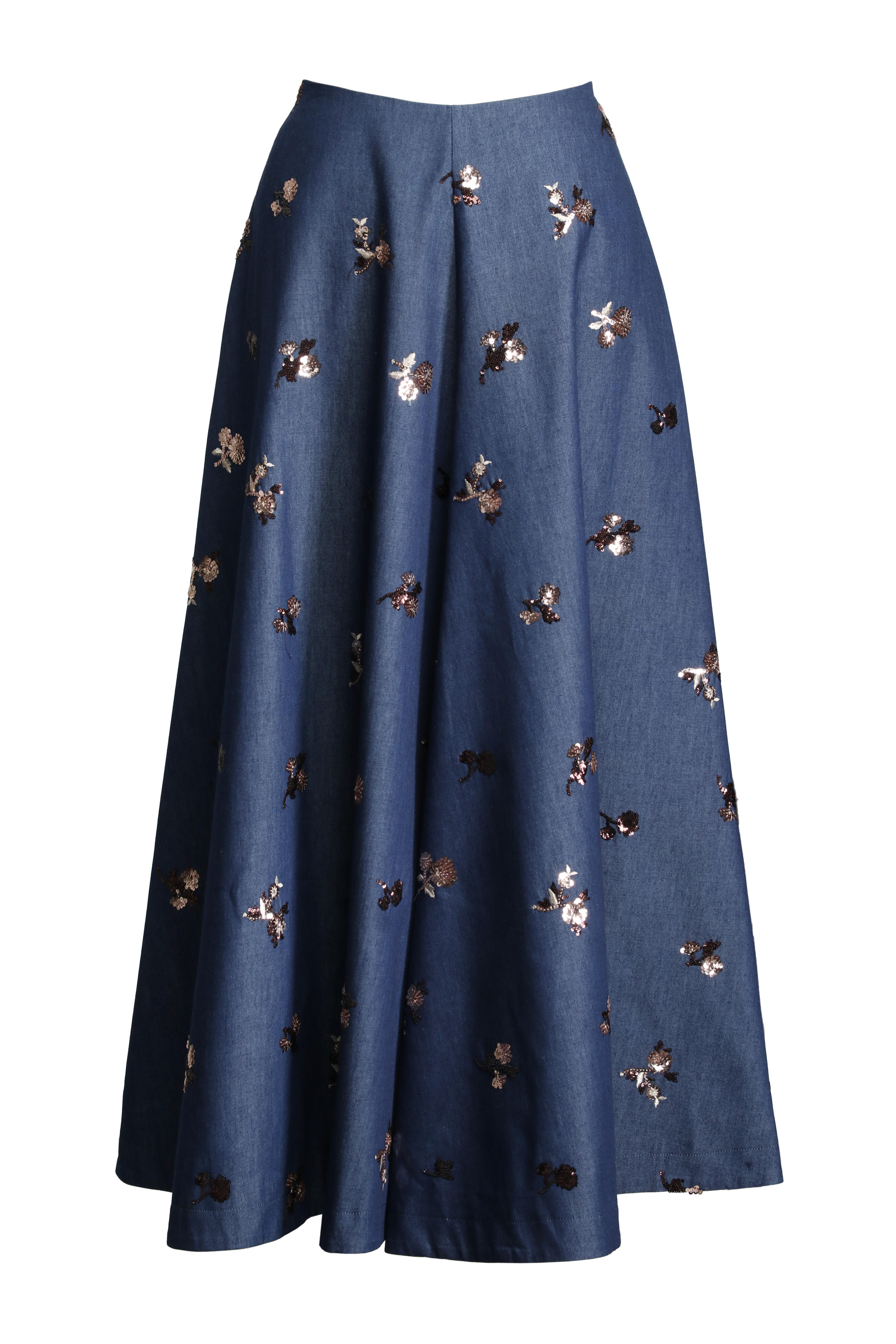 Altuzarra - Varda Midnight Embroidery Skirt