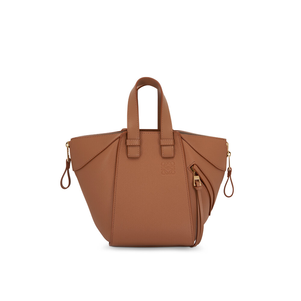 Loewe Calfskin Small Hammock Shoulder Bag Tan