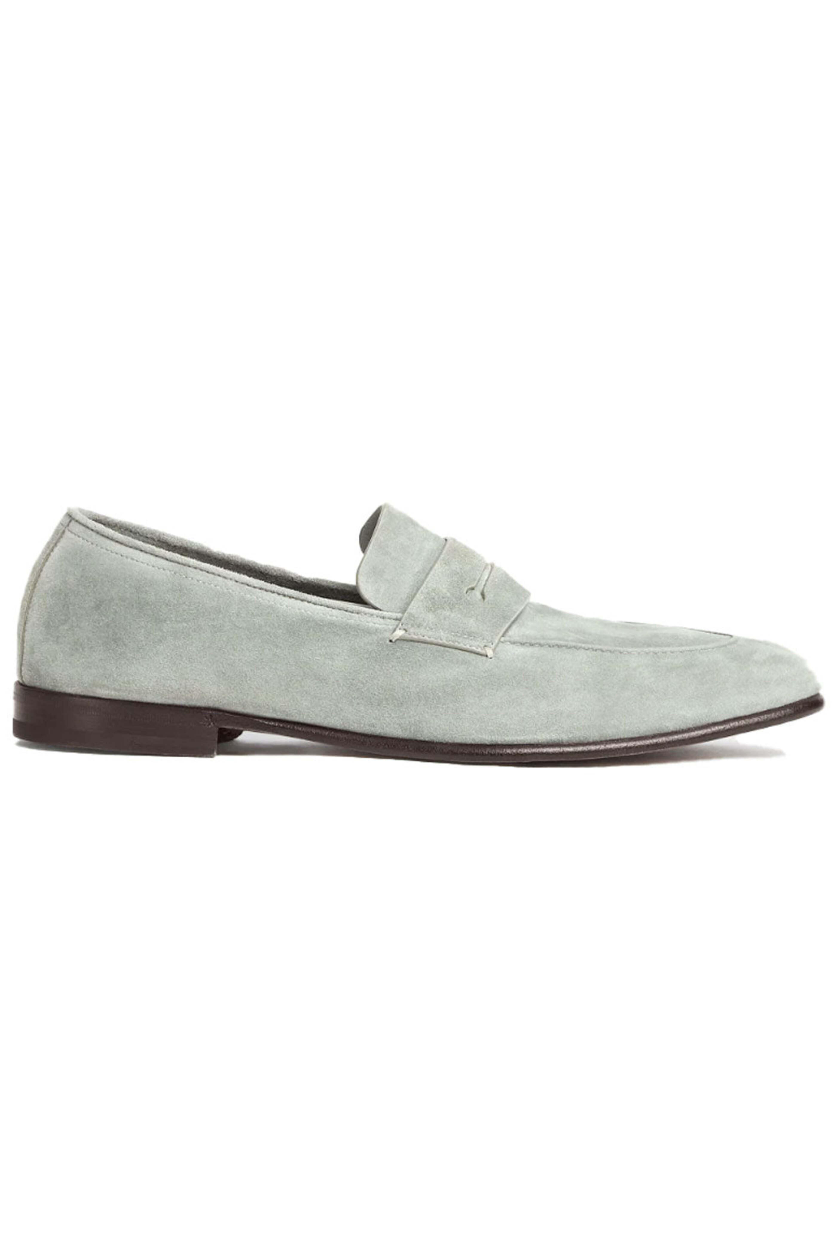 Zegna - Lâasola Suede Loafer in Sage Green