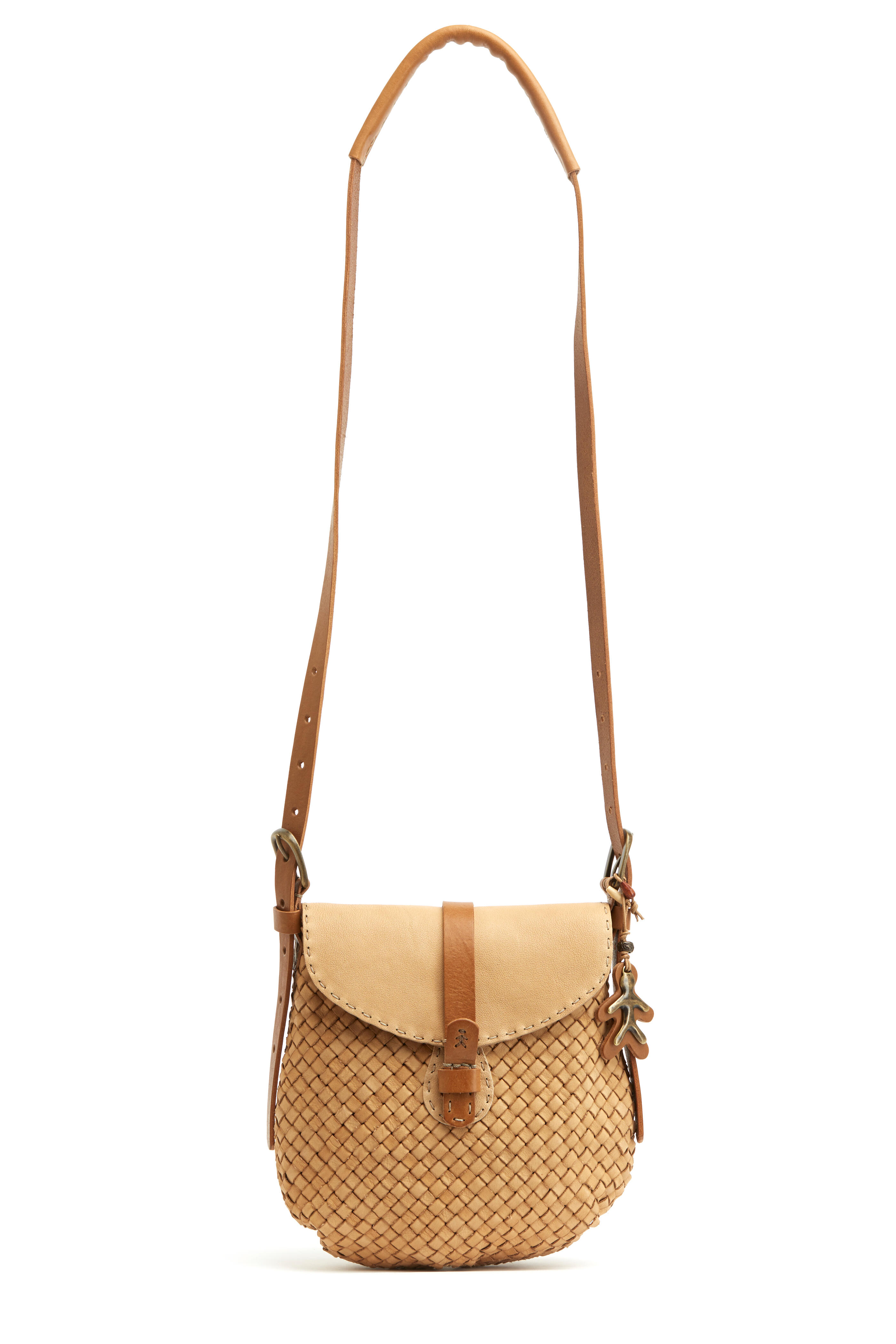 Henry Beguelin - Blancha Sand Washed Leather Crossbody Handbag