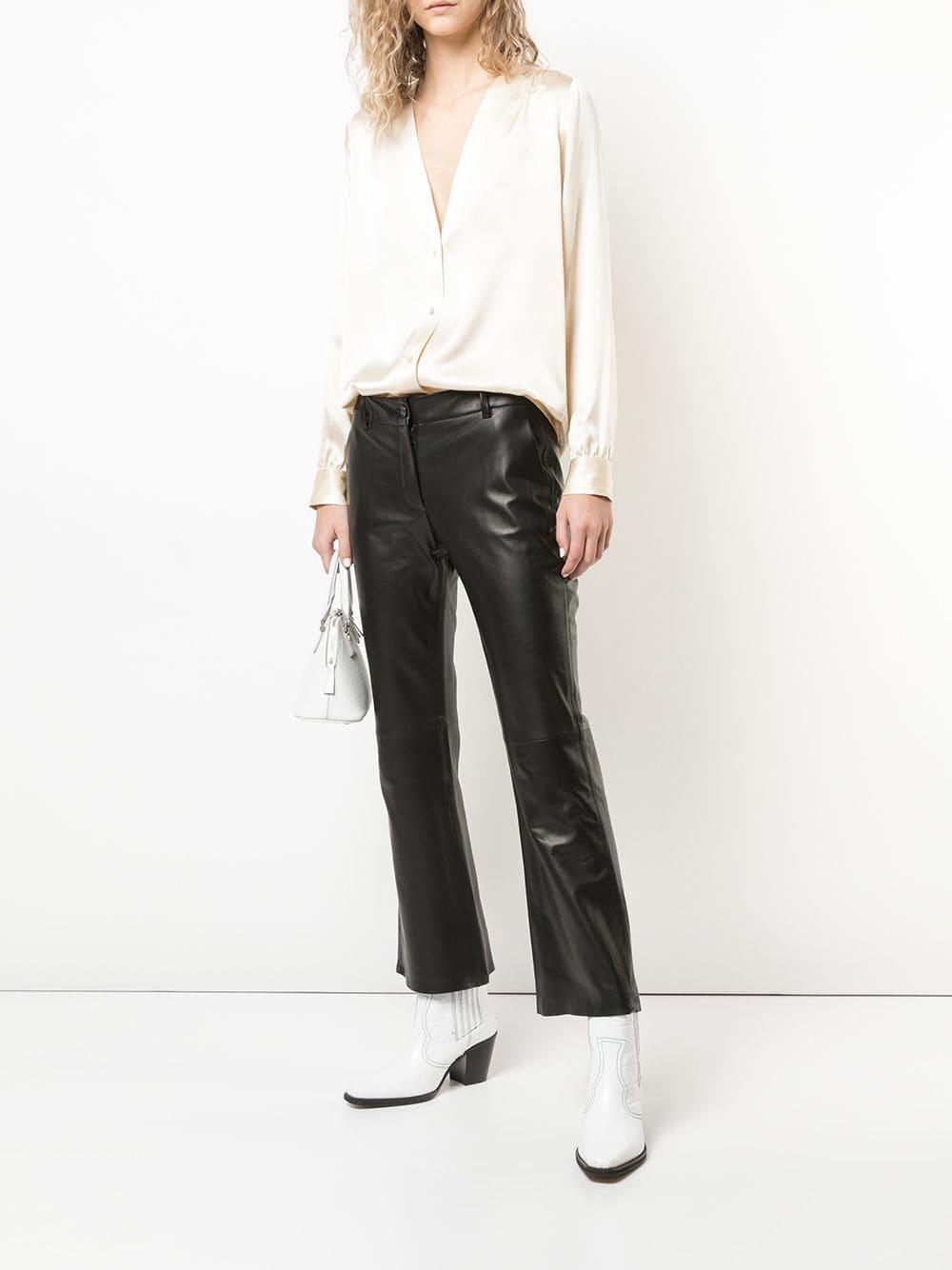 Nili Lotan - Elsie Champagne Silk Blouse