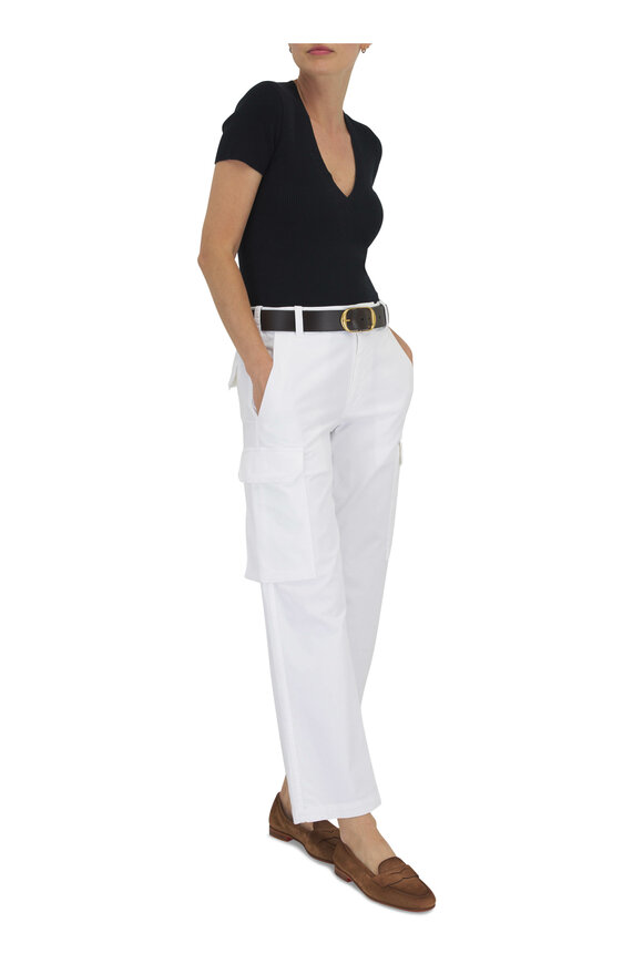 Nili Lotan - Leofred White Cargo Pant 