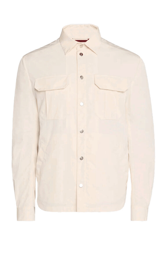 Brunello Cucinelli - Tan Sheepskin & Cashmere Bomber Jacket