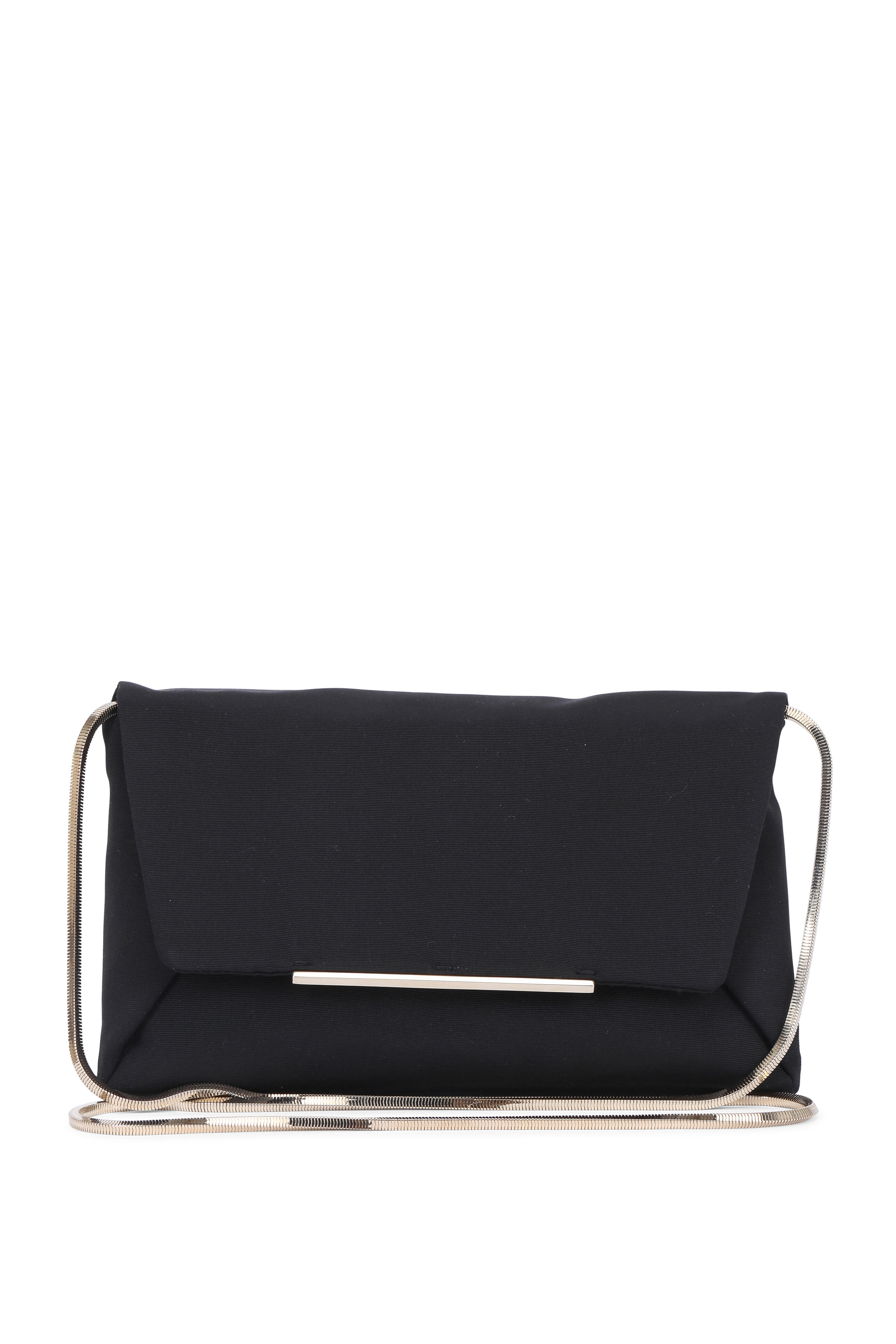 Lanvin - Mai Tai Black Woven Jacquard Evening Clutch