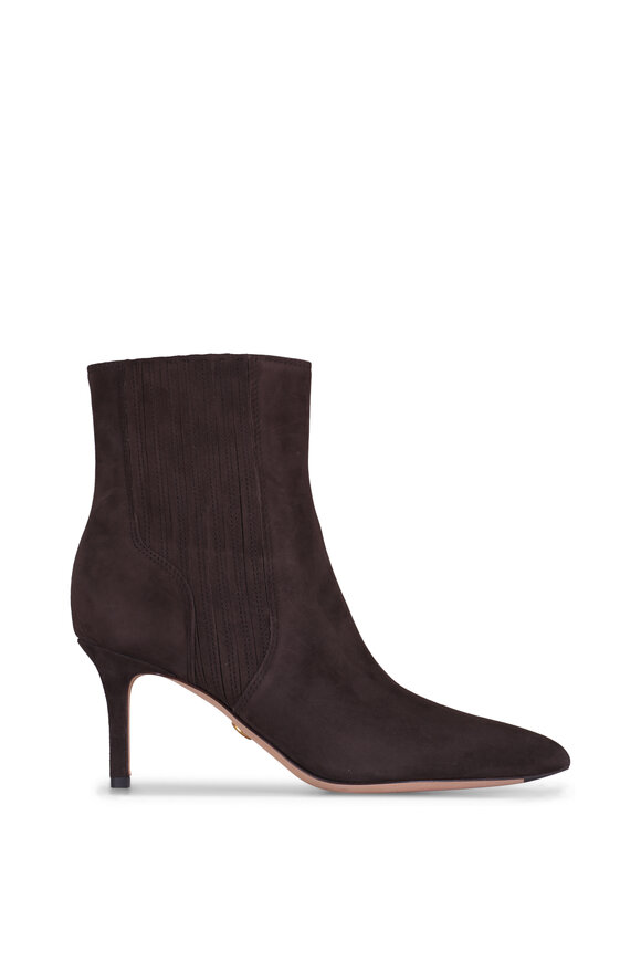 Veronica Beard Lisa Espresso Suede Boot, 70mm - view 3