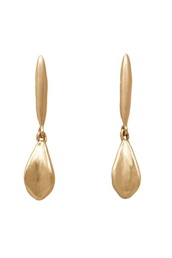 Brunello Cucinelli - Brown Beaded Fringe Monili Drop Earrings