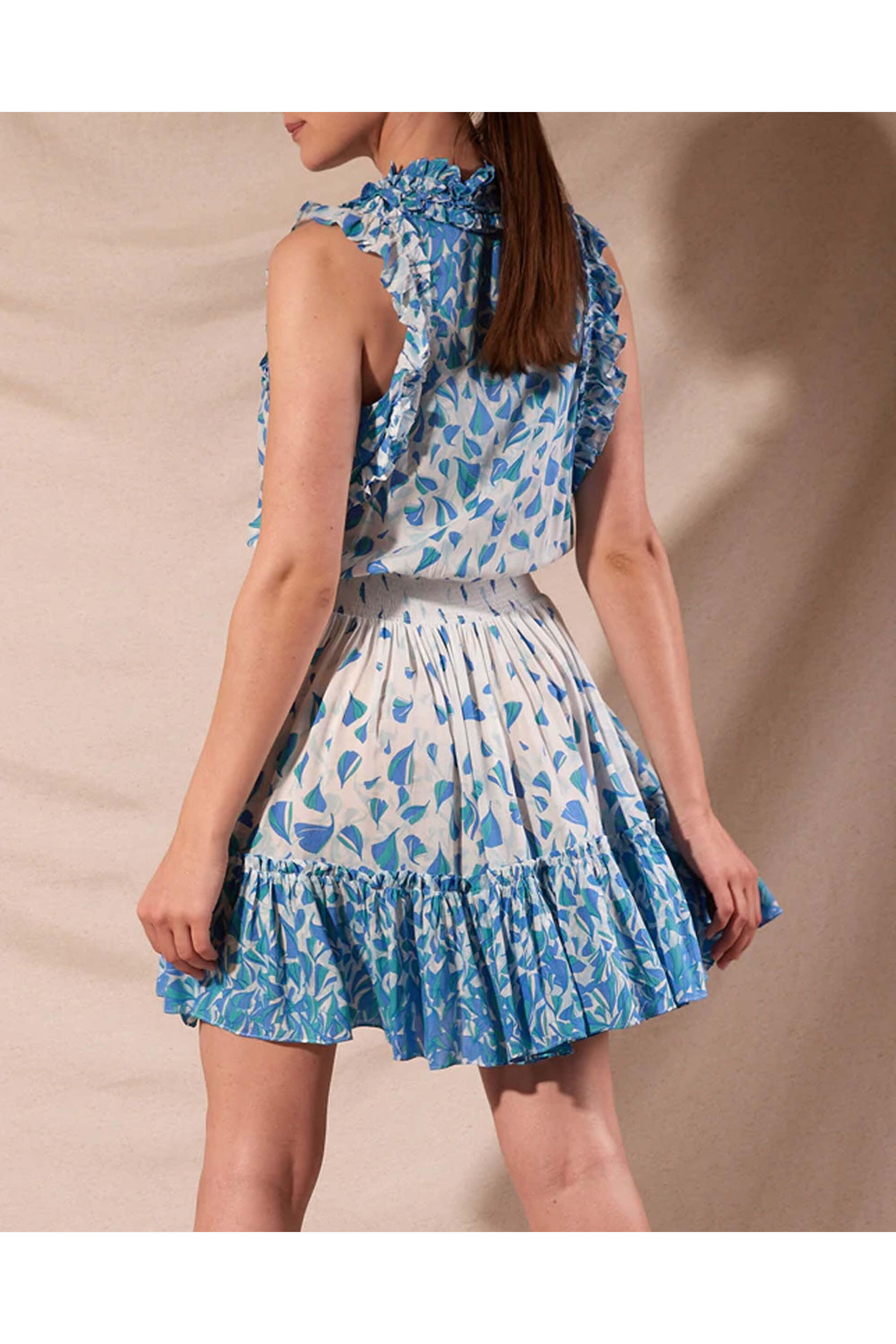 Poupette St Barth - Blue Petale Triny Mini Dress