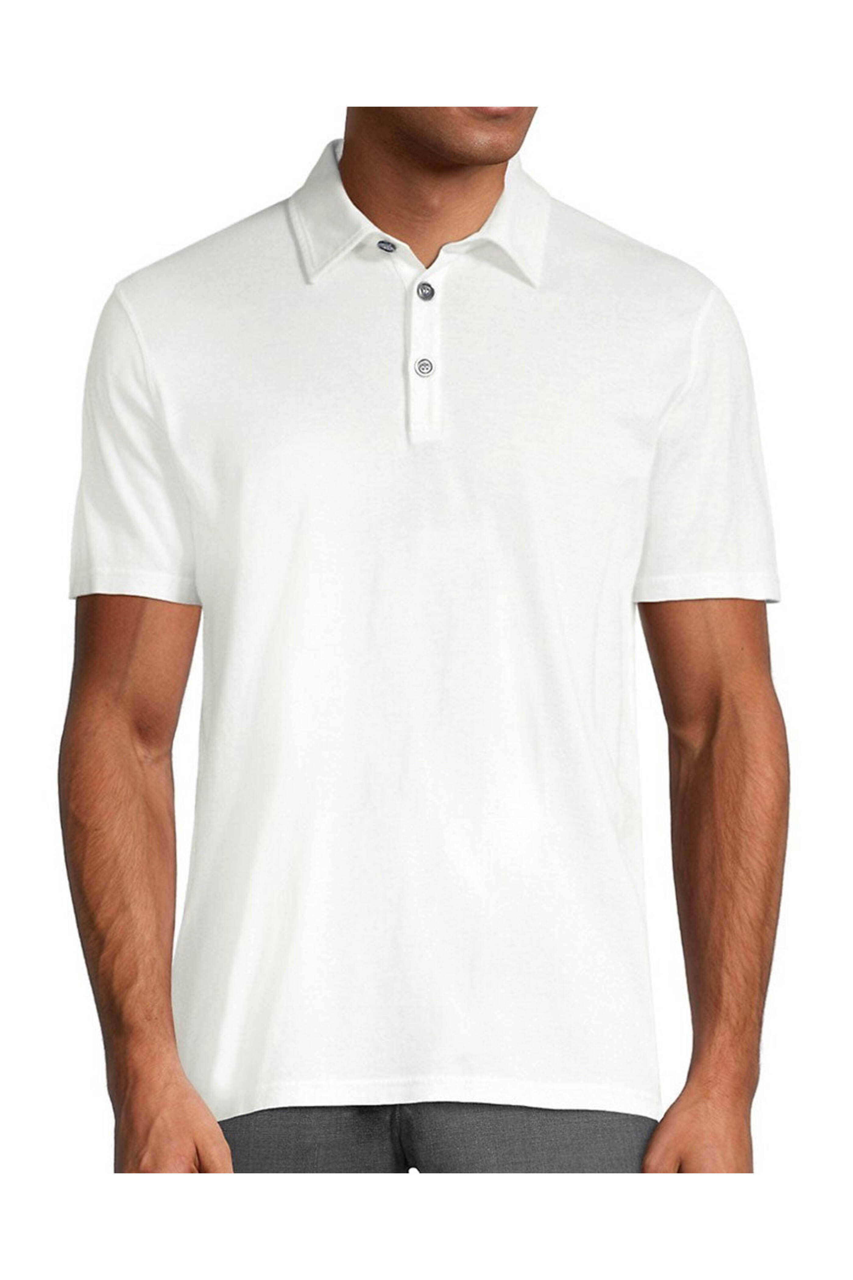 Kiton - Off White Cotton Blend Polo