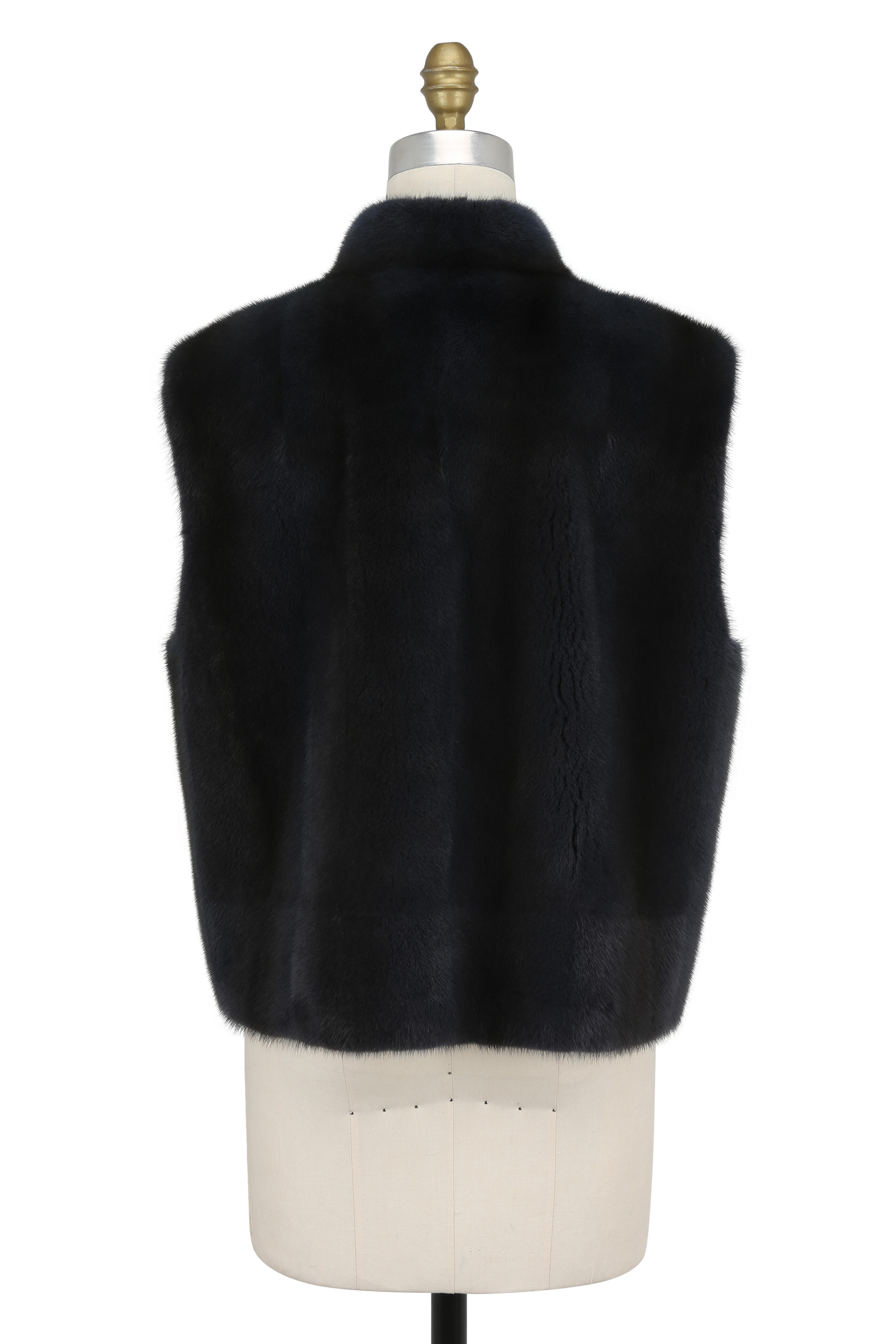 Brunello Cucinelli - Navy Blue Mink Fur Vest