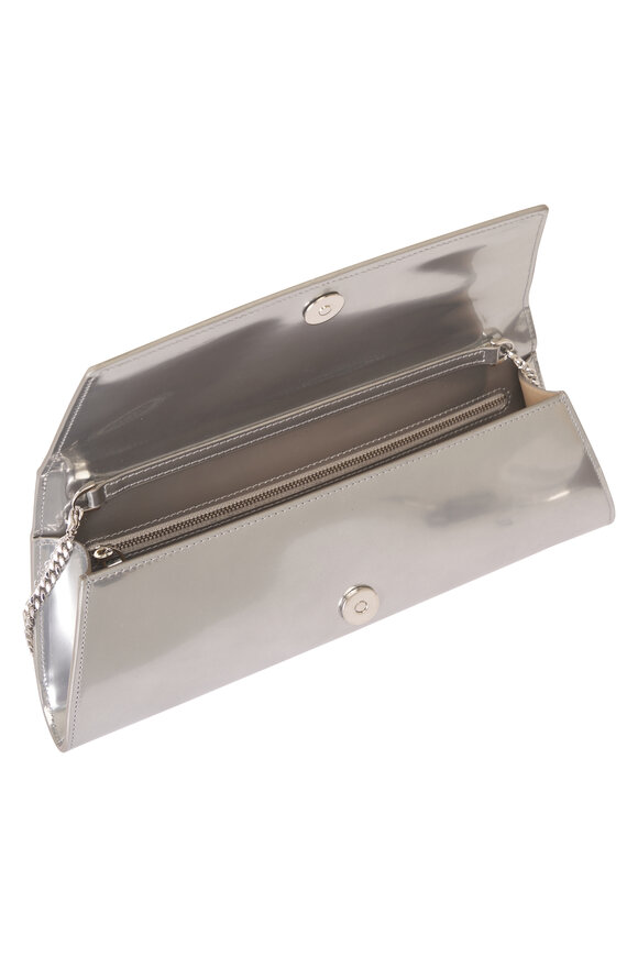 Akris Small Anouk Metallic Leather Chain Clutch - view 4