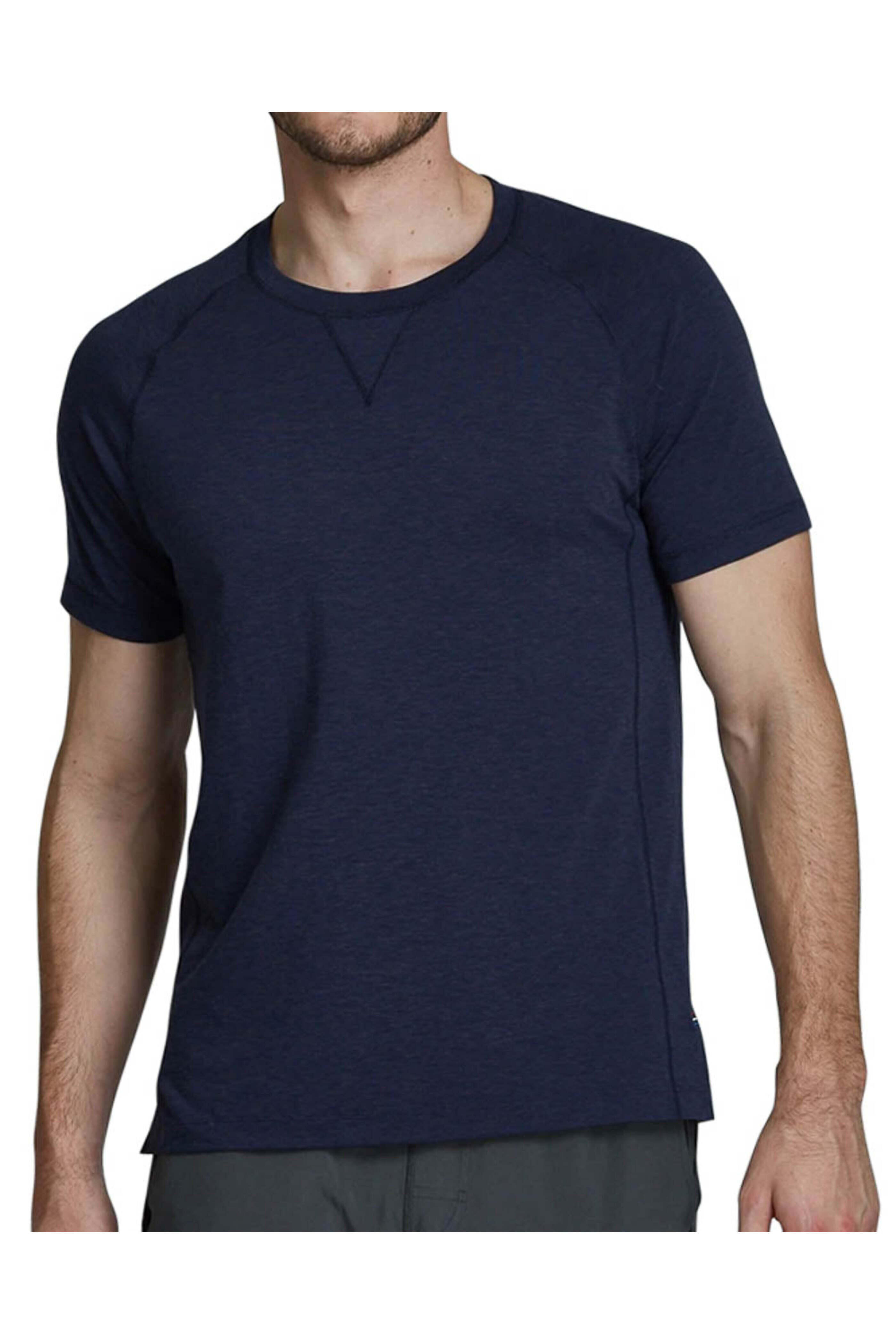 Fourlaps - Navy Short Sleeve Level Tech Tee