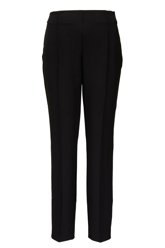 Lafayette 148 New York Gramercy Black Stretch Ankle Pant - view 1