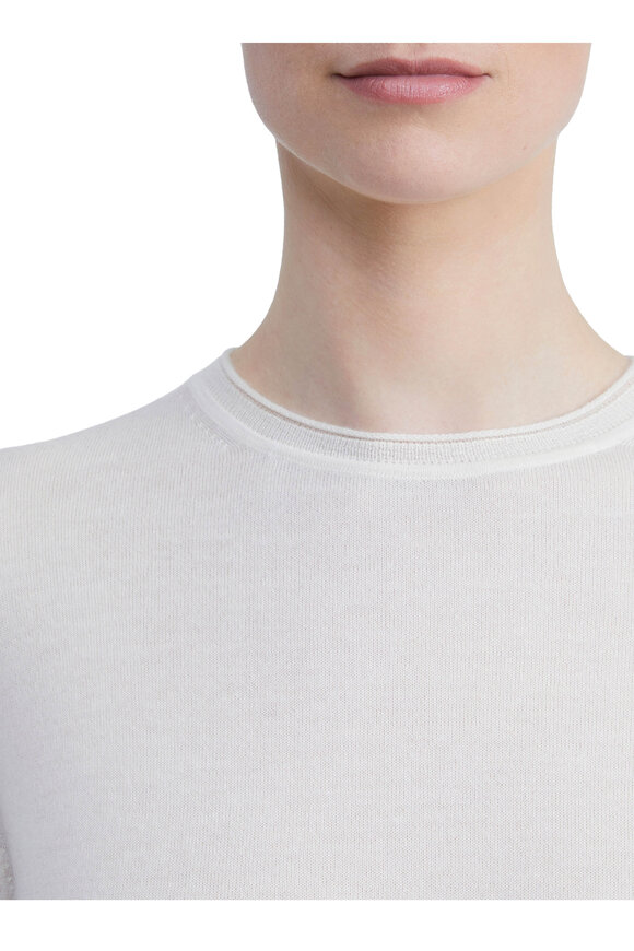 Lafayette 148 New York Cloud Fine Gauge Cashmere Sweater - view 4