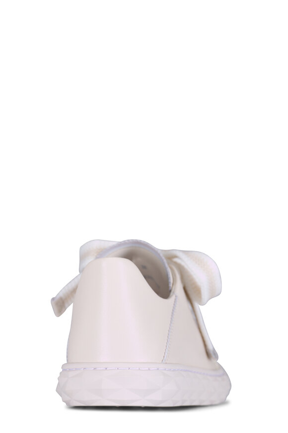Jimmy Choo Diamond Light Flex F Latte Leather Sneaker - view 3
