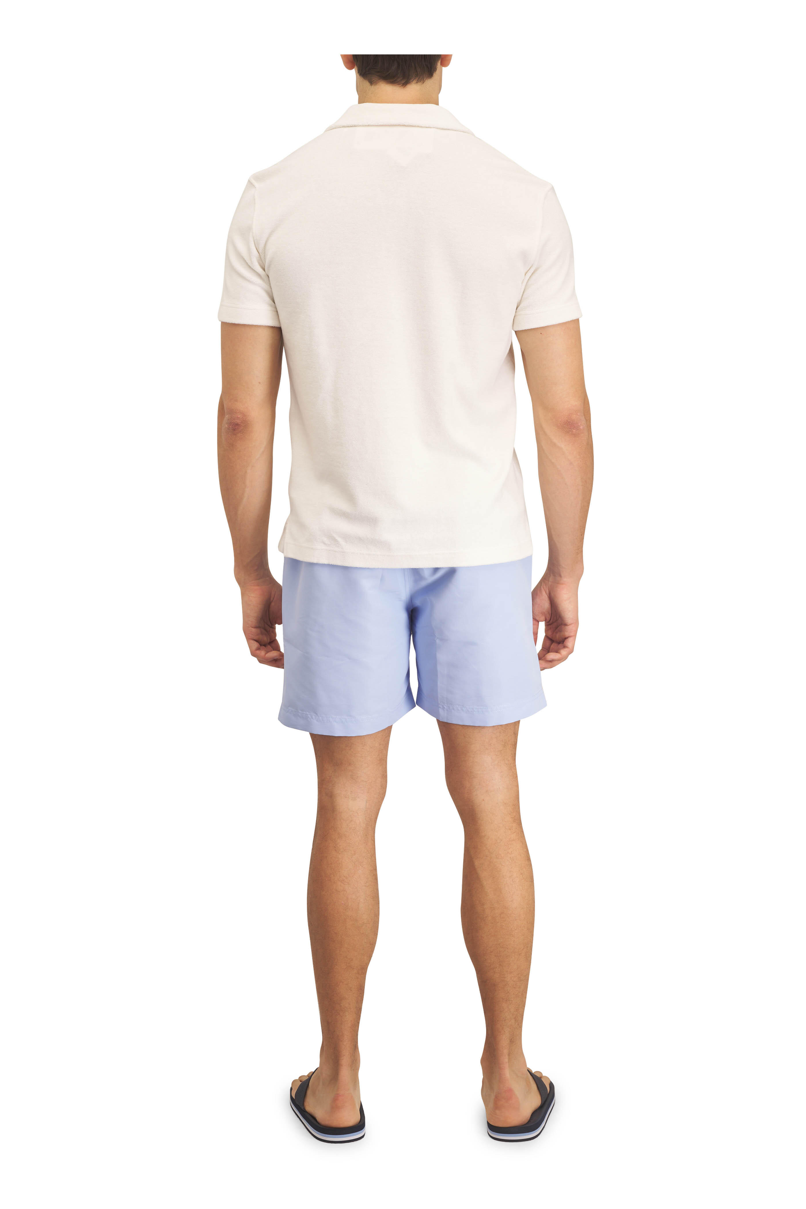 Orlebar Brown - Terry Resort Off White Toweling Polo - view 3