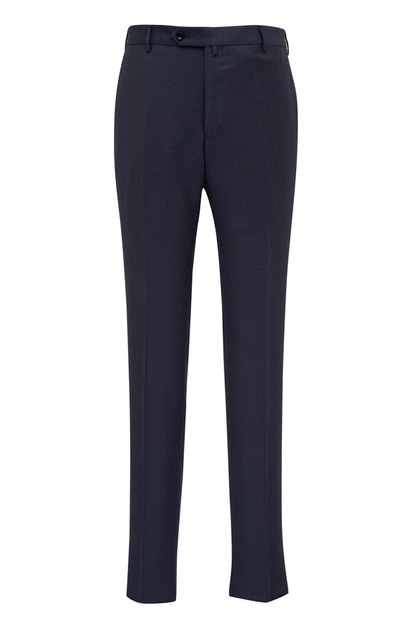 Malcom - Ink Navy Flannel Dress Pant 