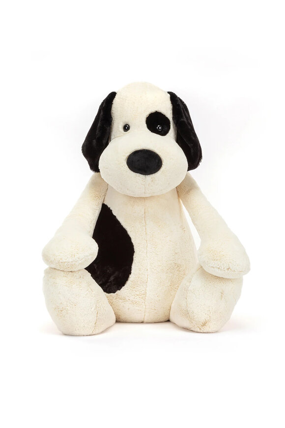 Jellycat Gigantic Bashful Black & Cream Puppy - view 2