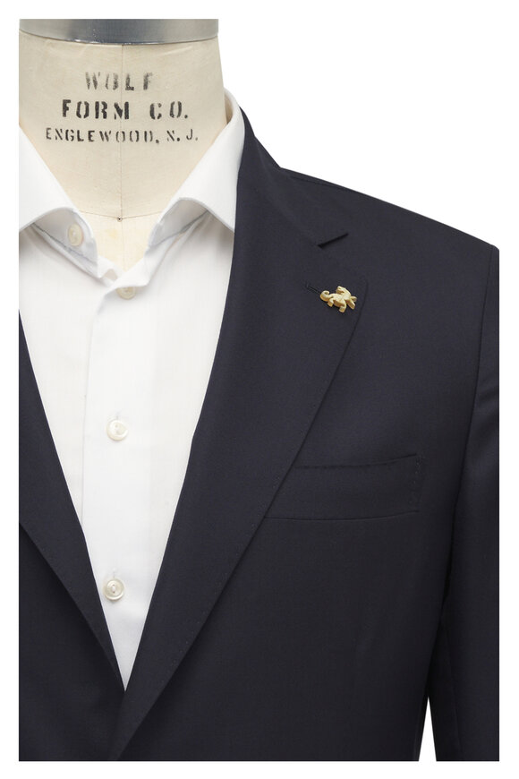 Tombolini Solid Navy Cashmere Sportcoat