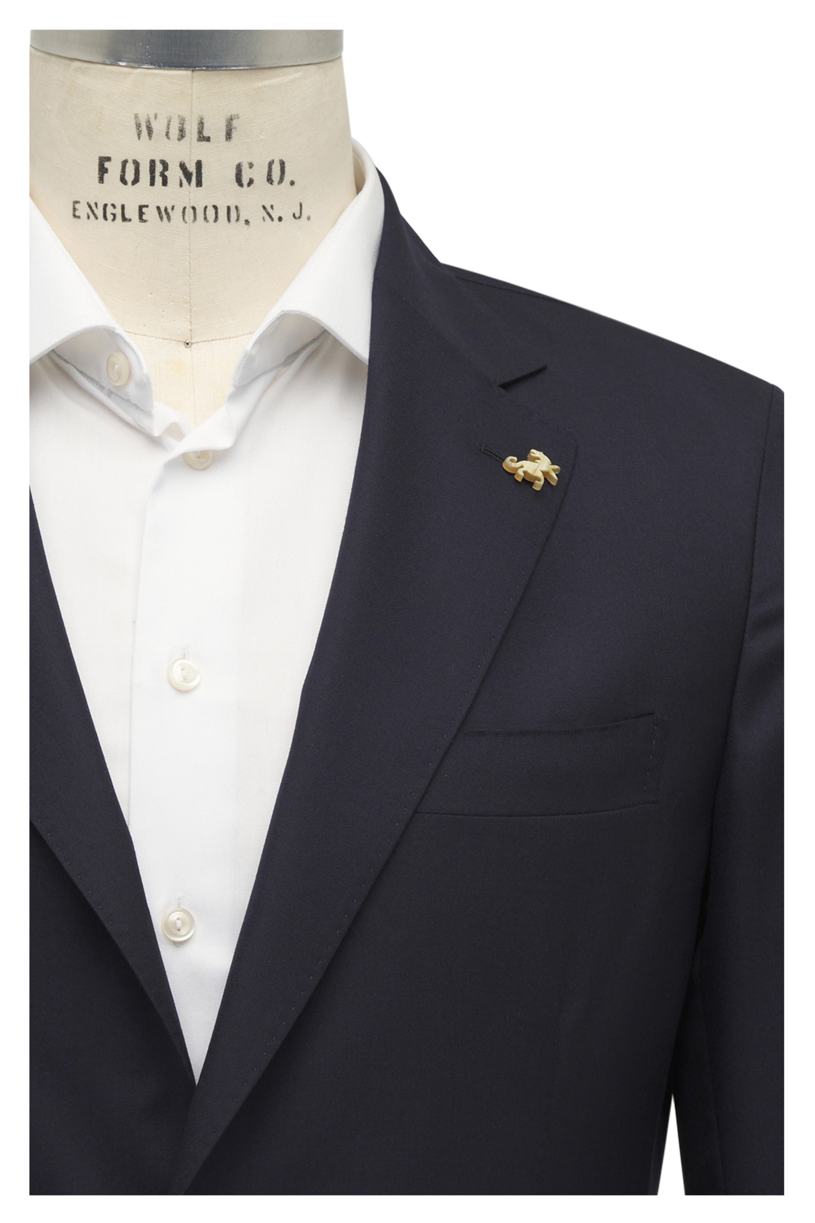 Tombolini - Solid Navy Cashmere Sportcoat