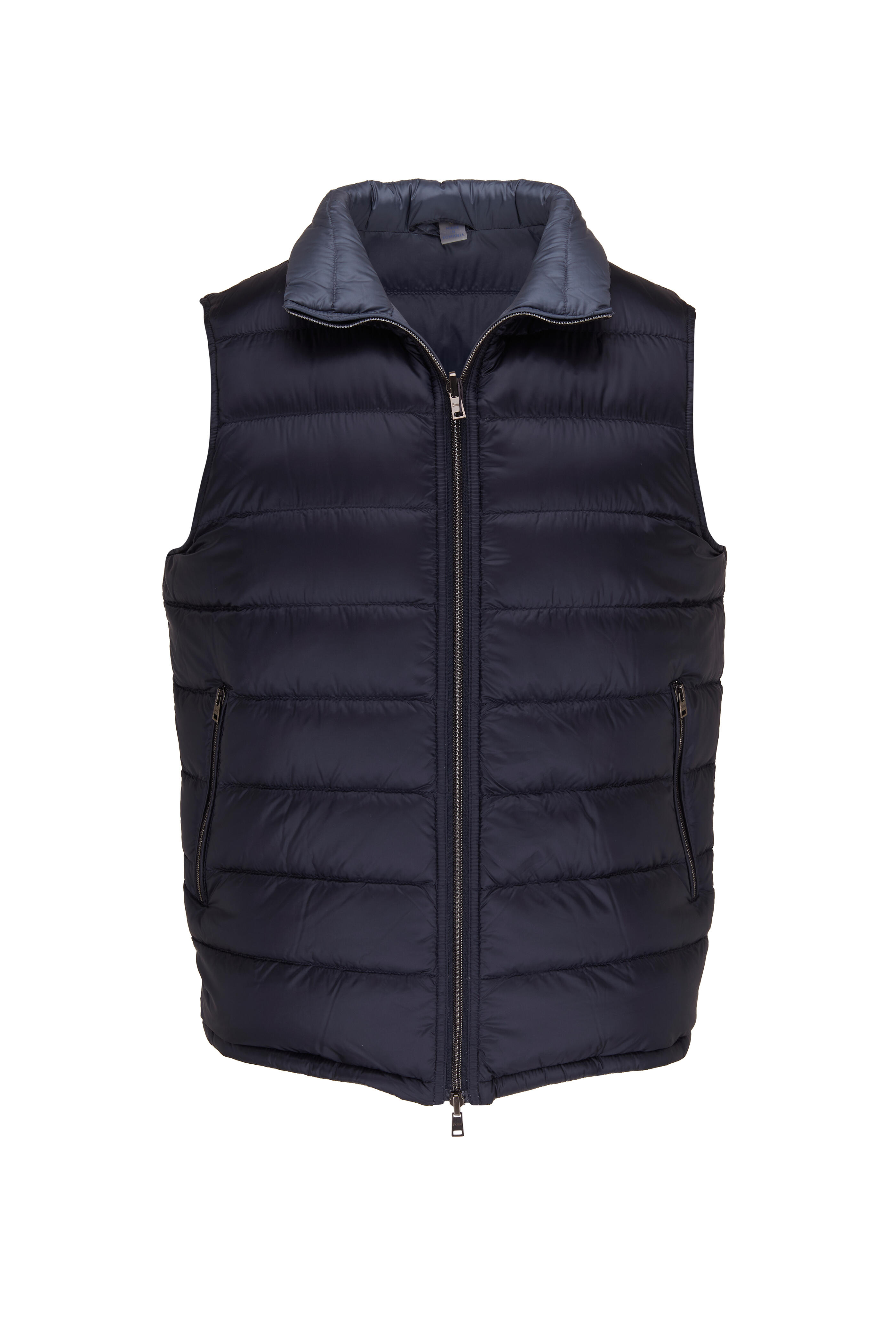 Herno - Navy & Blue Reversible Down Vest | Mitchell Stores