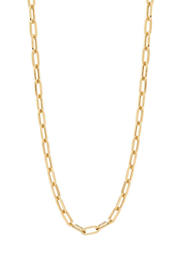 Genevieve Lau Hollow Tight Link Chain Necklace