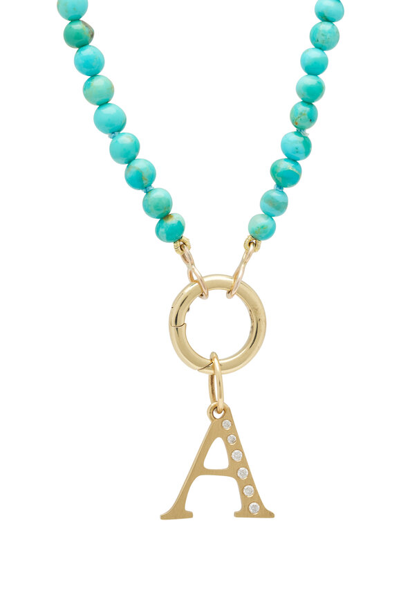 Claudia Mae - Letter A Charm Pendant