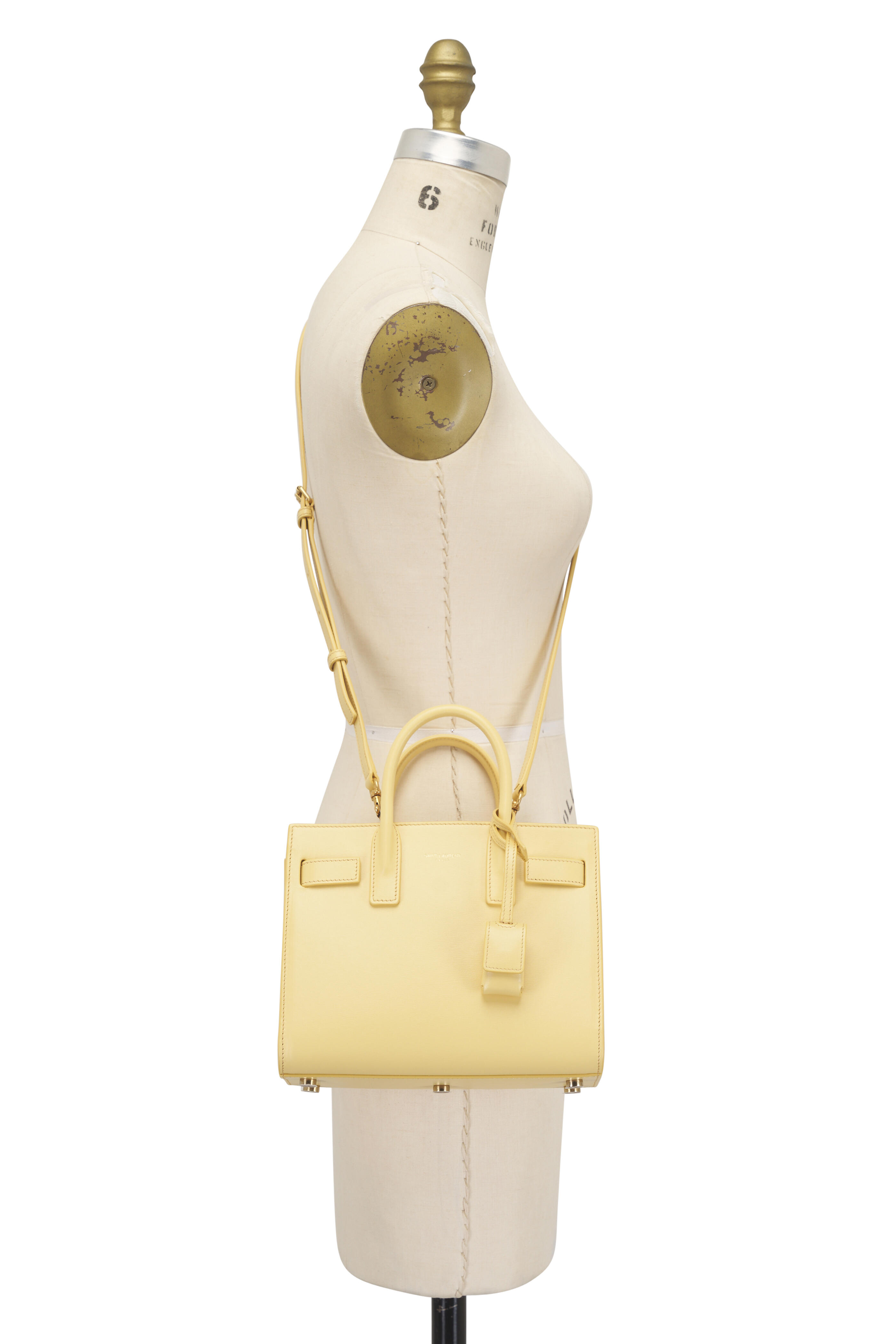 Saint Laurent - Nano Sac De Jour Soft Lemon Leather Satchel