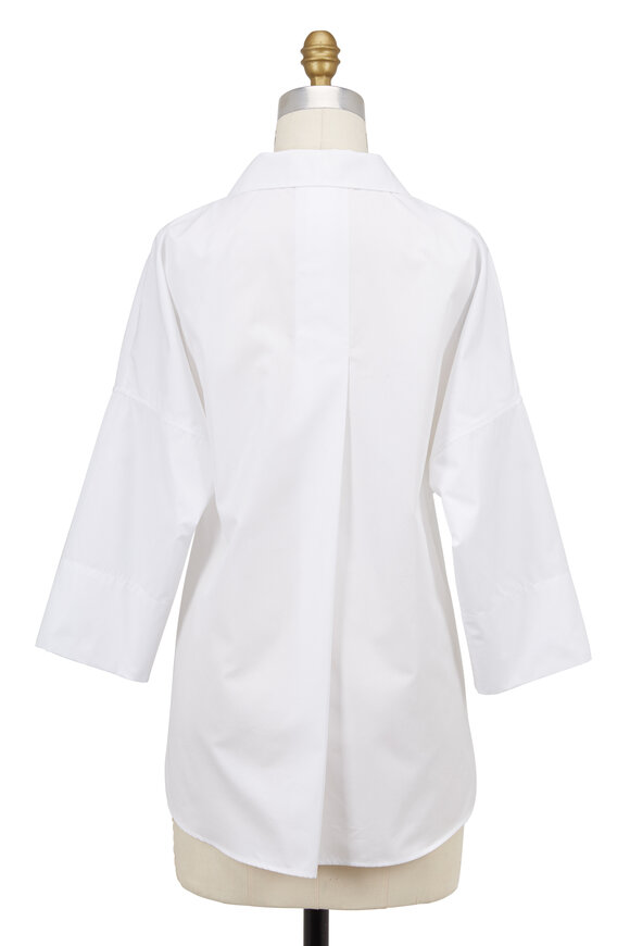 Akris Punto - Kimono White Cotton Blouse