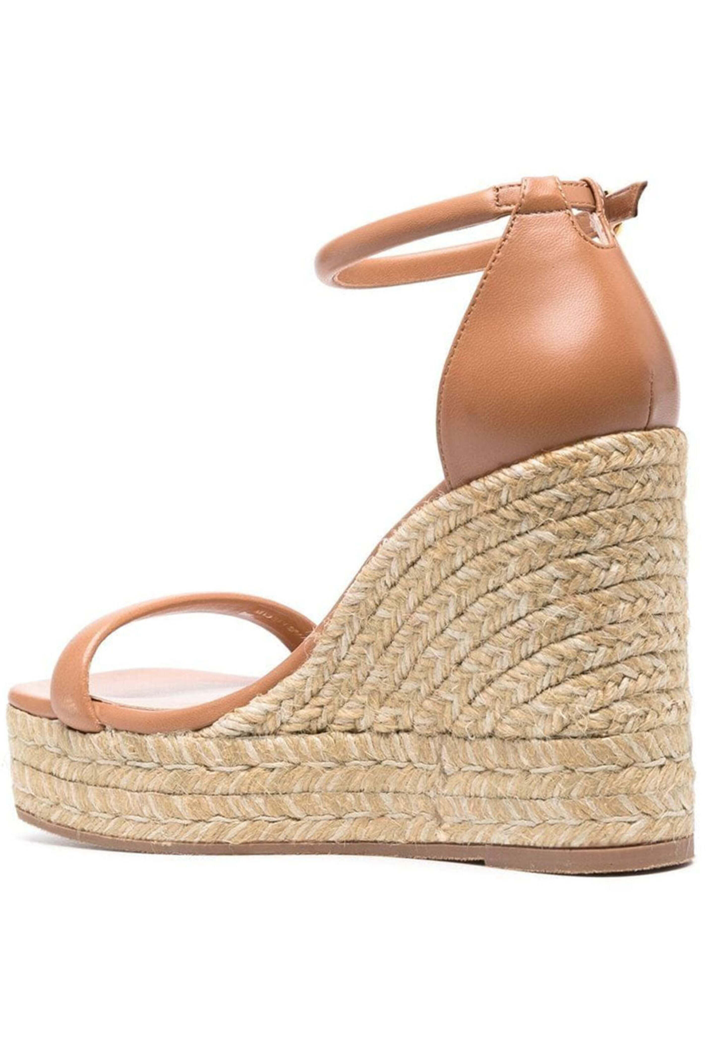 Stuart Weitzman - Nudist Espadrille Wedge in Tan