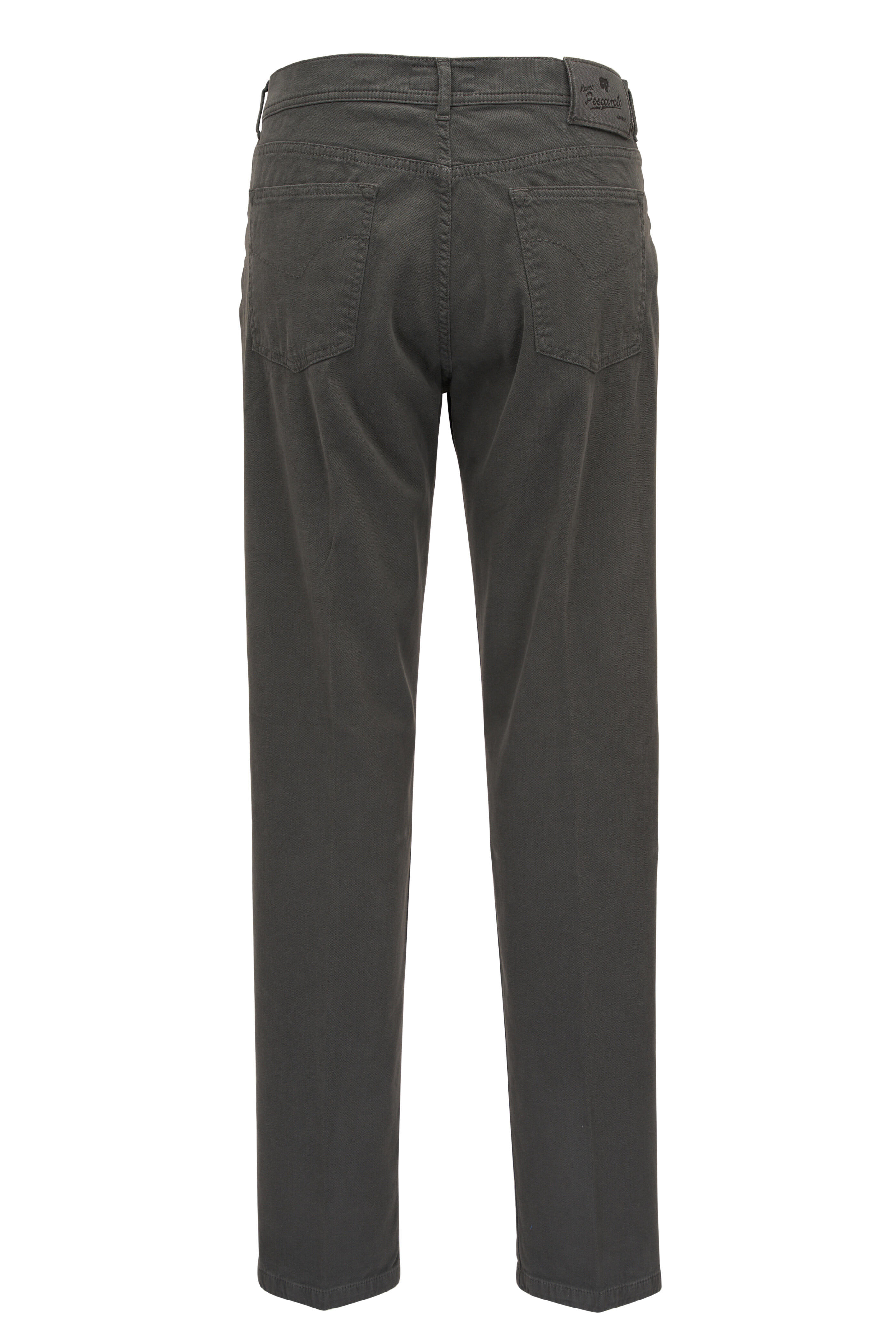 Marco Pescarolo - Gray Micropique Five Pocket Pant