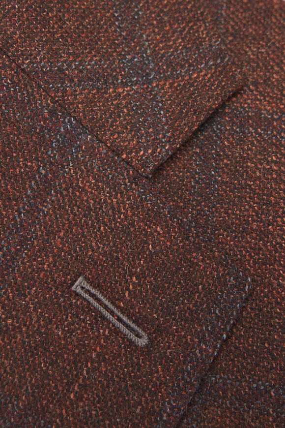 Atelier Munro - Burnt Orange Windowpane Sportcoat 