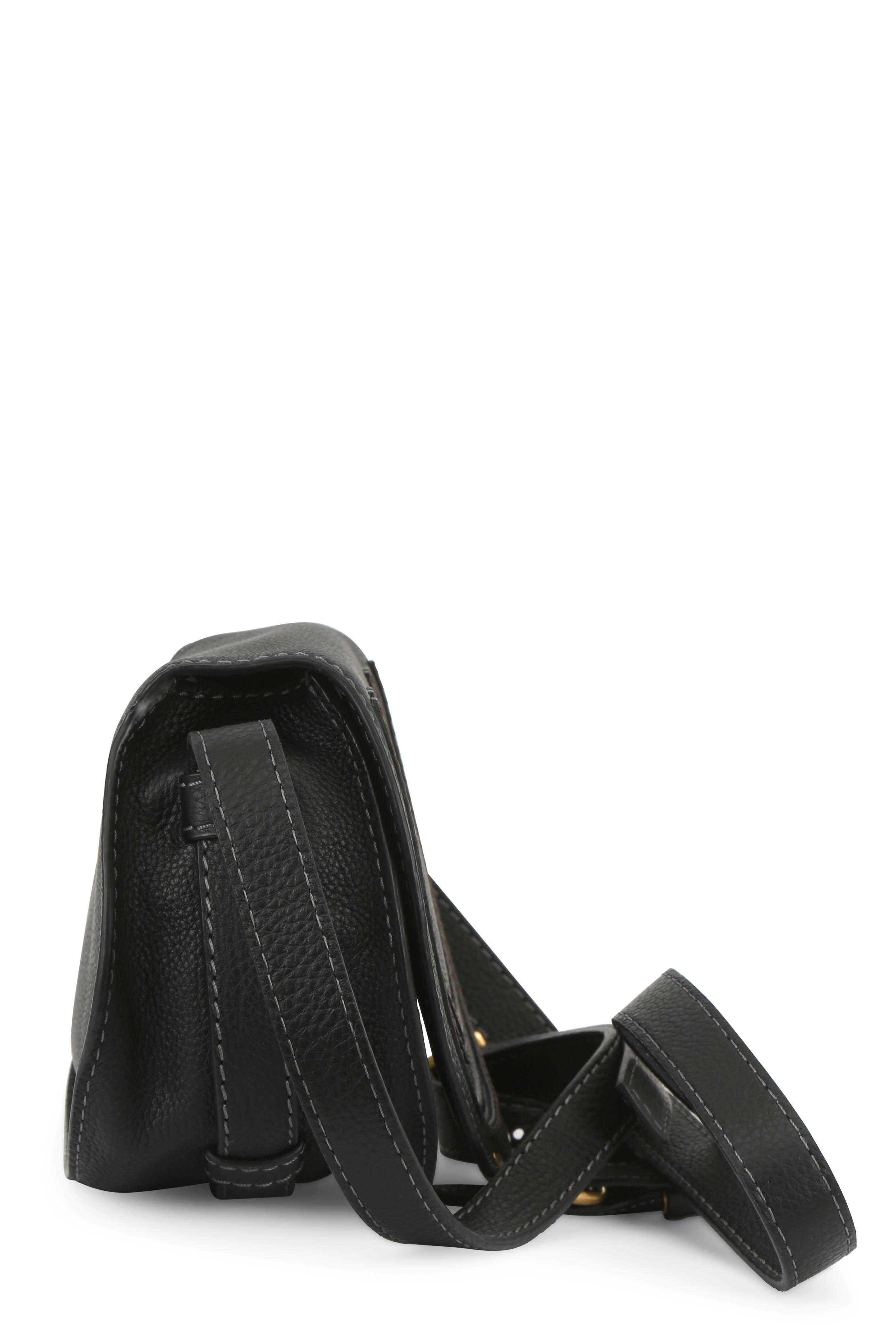 Chloé - Marcie Black Leather Mini Crossbody