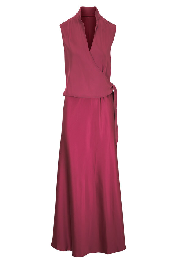 Peter Cohen Toas Cinnabar Heavy Satin Dress - view 1