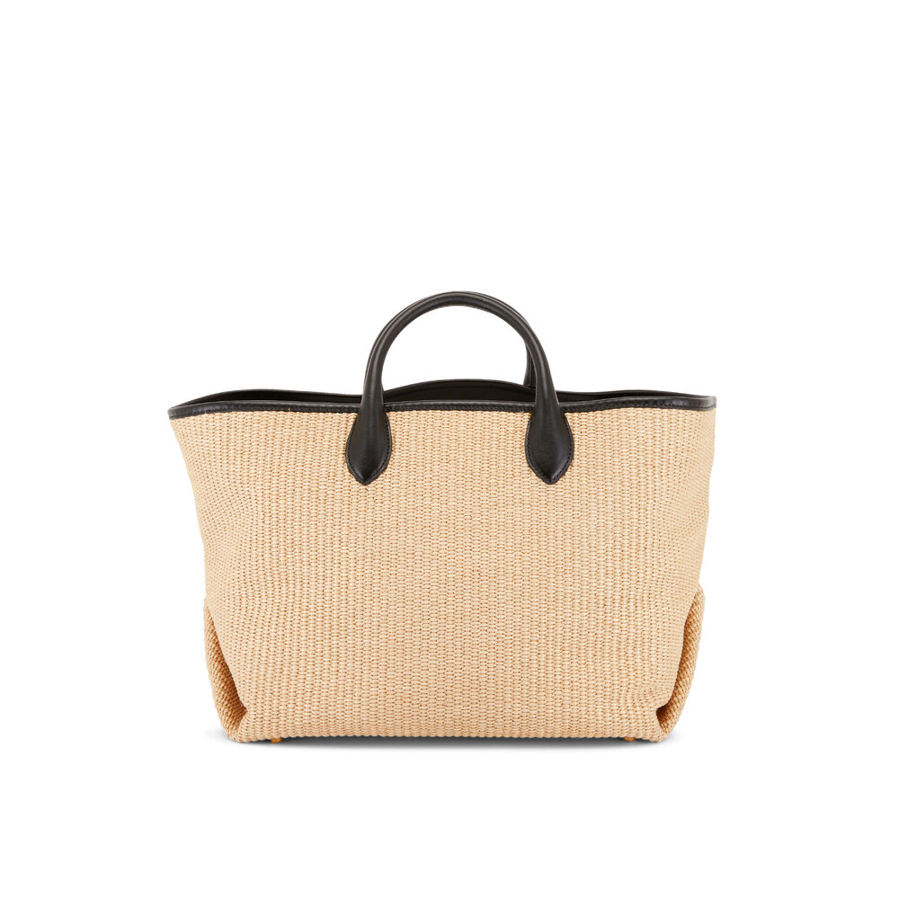 お取り置き中　@gabrielle様　天然ラフィア Khaite - Amelia Natural Raffia Tote | Mitchell Stores